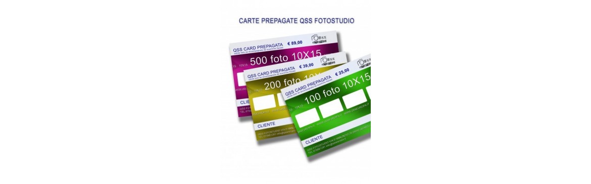 Promo Card stampa | Pacchetto regalo da 100 200 fotografie | QSS Foto e Regali48